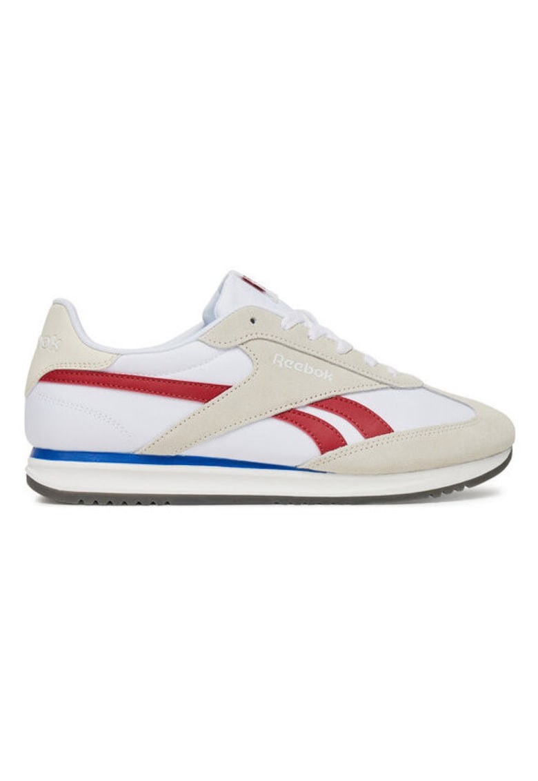 Pantofi sport barbati alergare - piele naturala - alb