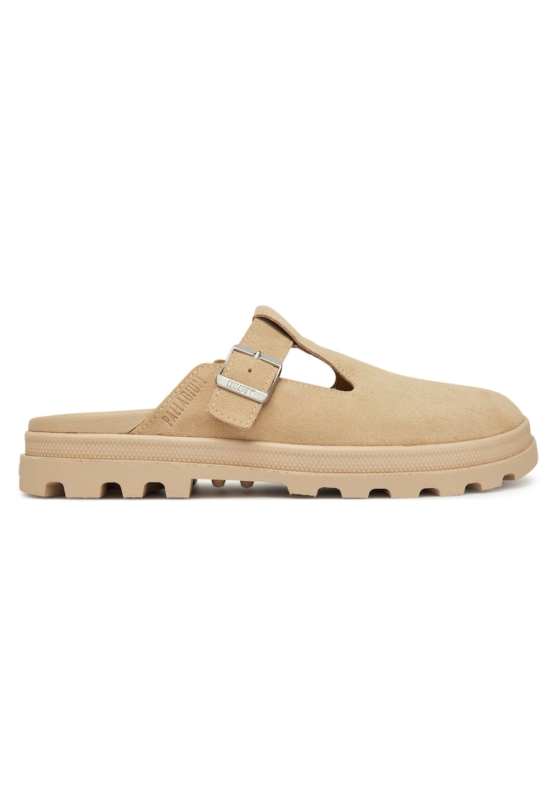 Papuci unisex Warm Sand - piele naturala - model Dunelite Pyla Sde 74