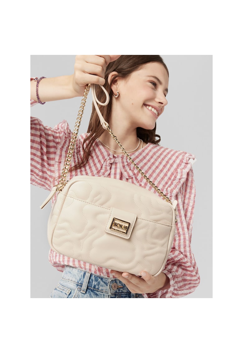 Geanta dama Dream Beige - bandoliera - din piele ecologica