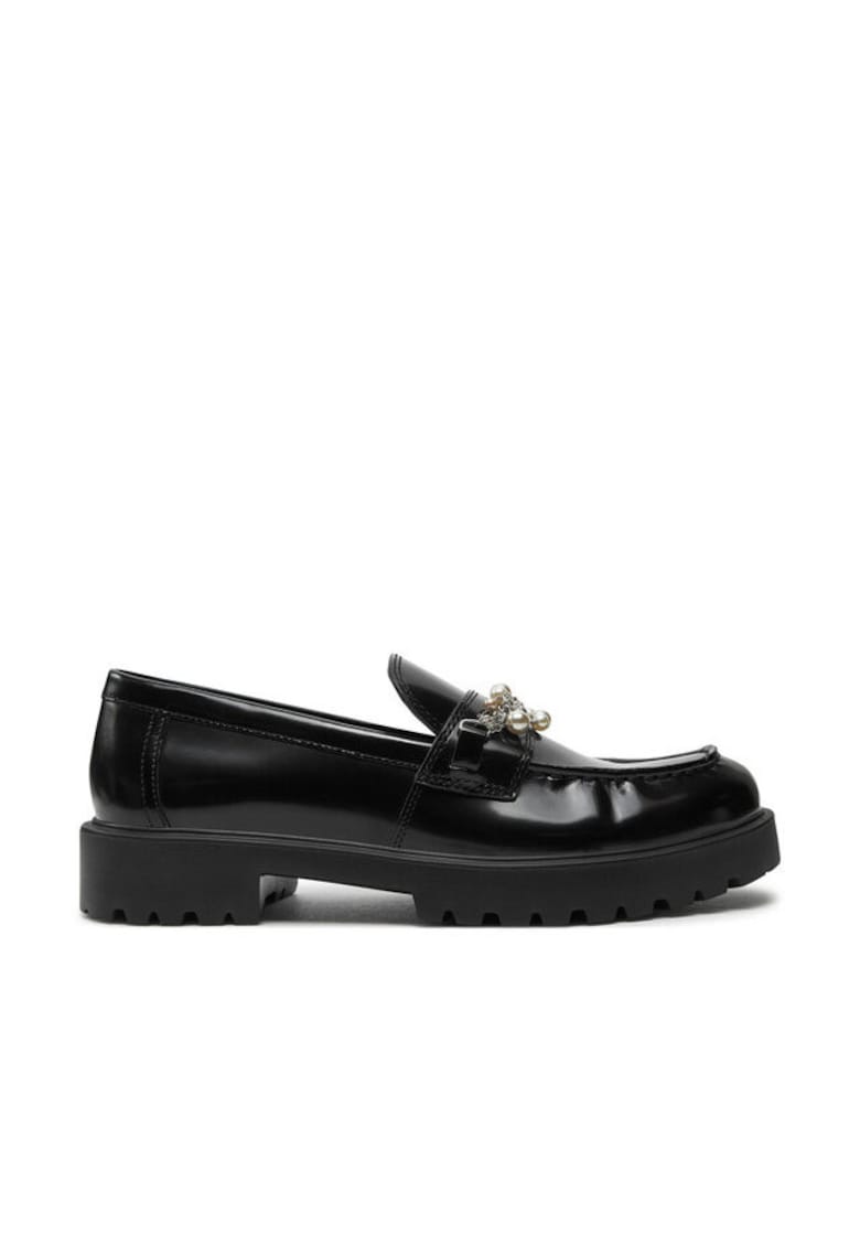 Mocasini dama Perfect Black 006 - Negru
