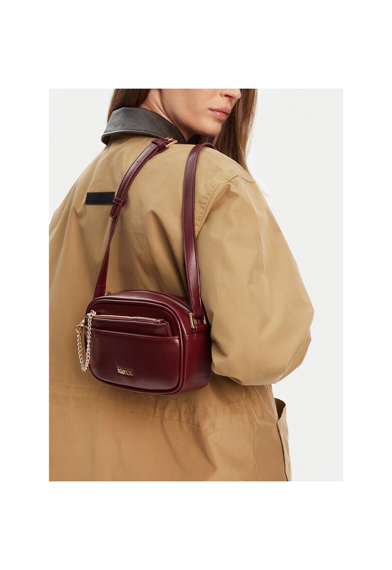 Geanta dama model CEO-MEXX-S-003-08 - bordo - din tesatura.
