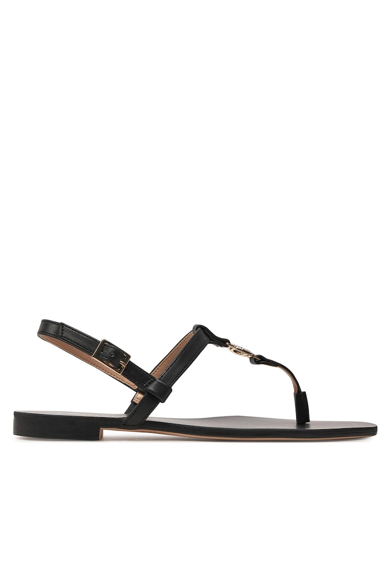 Sandale dama - model Nero 00006 - piele ecologica - negru -