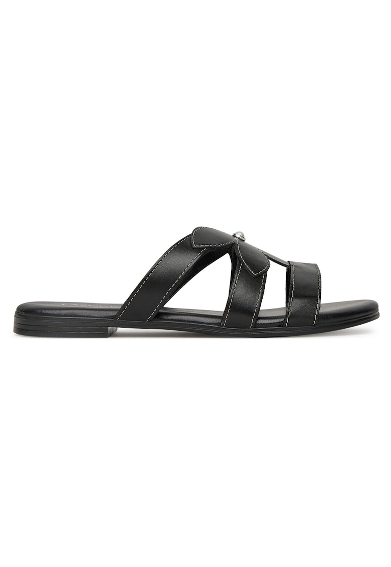 Slapi dama - RST-ARENA-69 - piele naturala - negru -