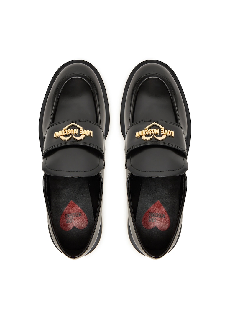 Mocasini dama piele naturala - culoare negru