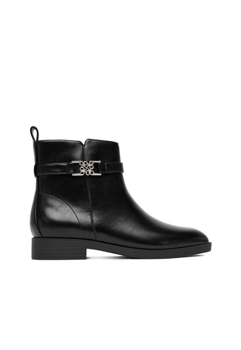 Botine dama CEO-NADIM-01 - Textil - Negru