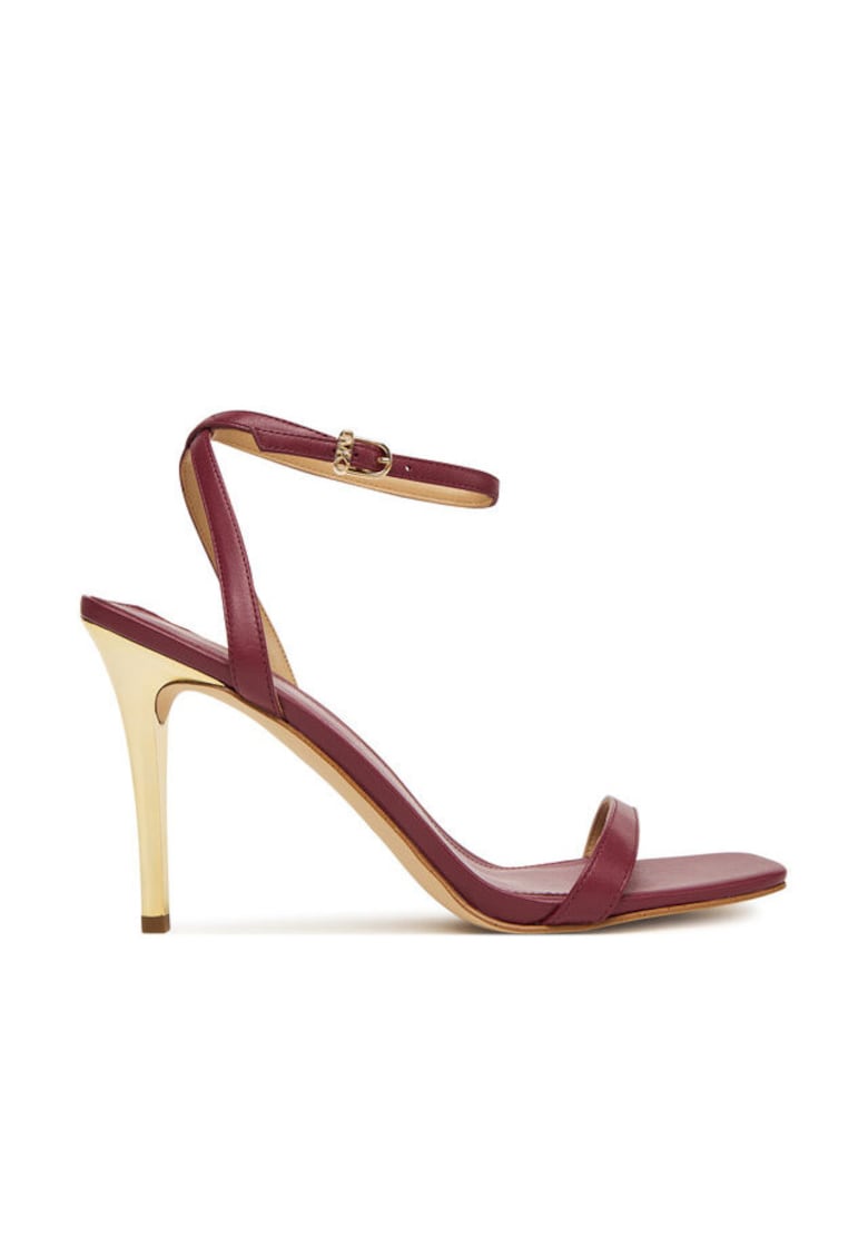 Sandale dama - Mulberry 691 - piele naturala - visniu