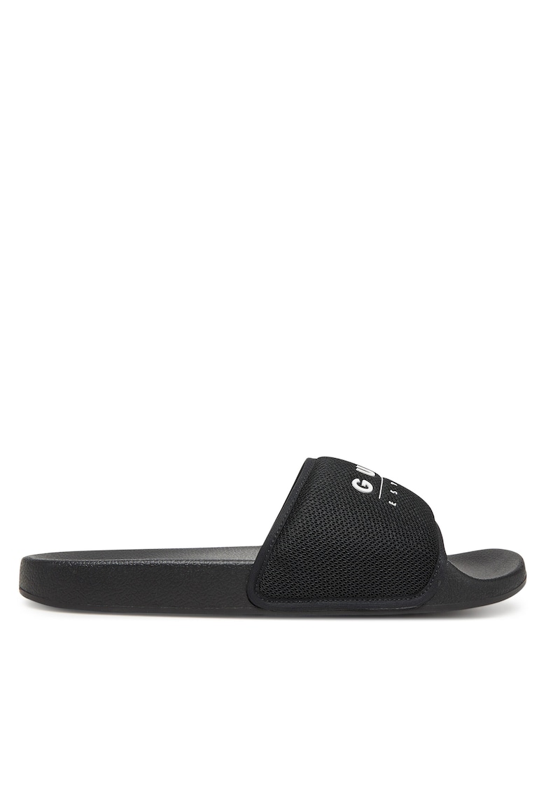 Papuci barbati - FMJTOM FAB19 - piele ecologica - negru -