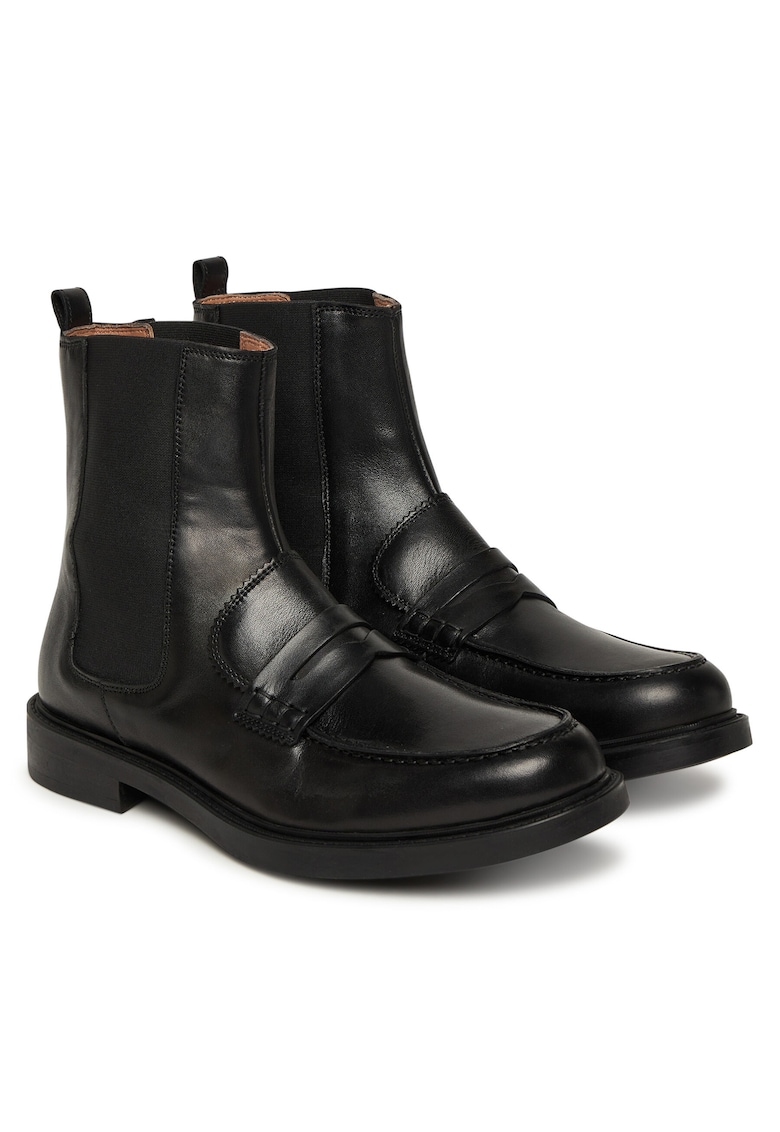 Pollini Botine dama SA21143G0NTP0000 - Piele naturala - Negru