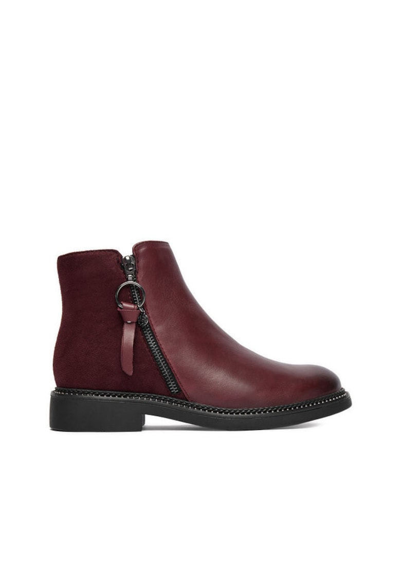 Botine dama CEO-RST-56007-13 - Piele naturala - Bordeaux