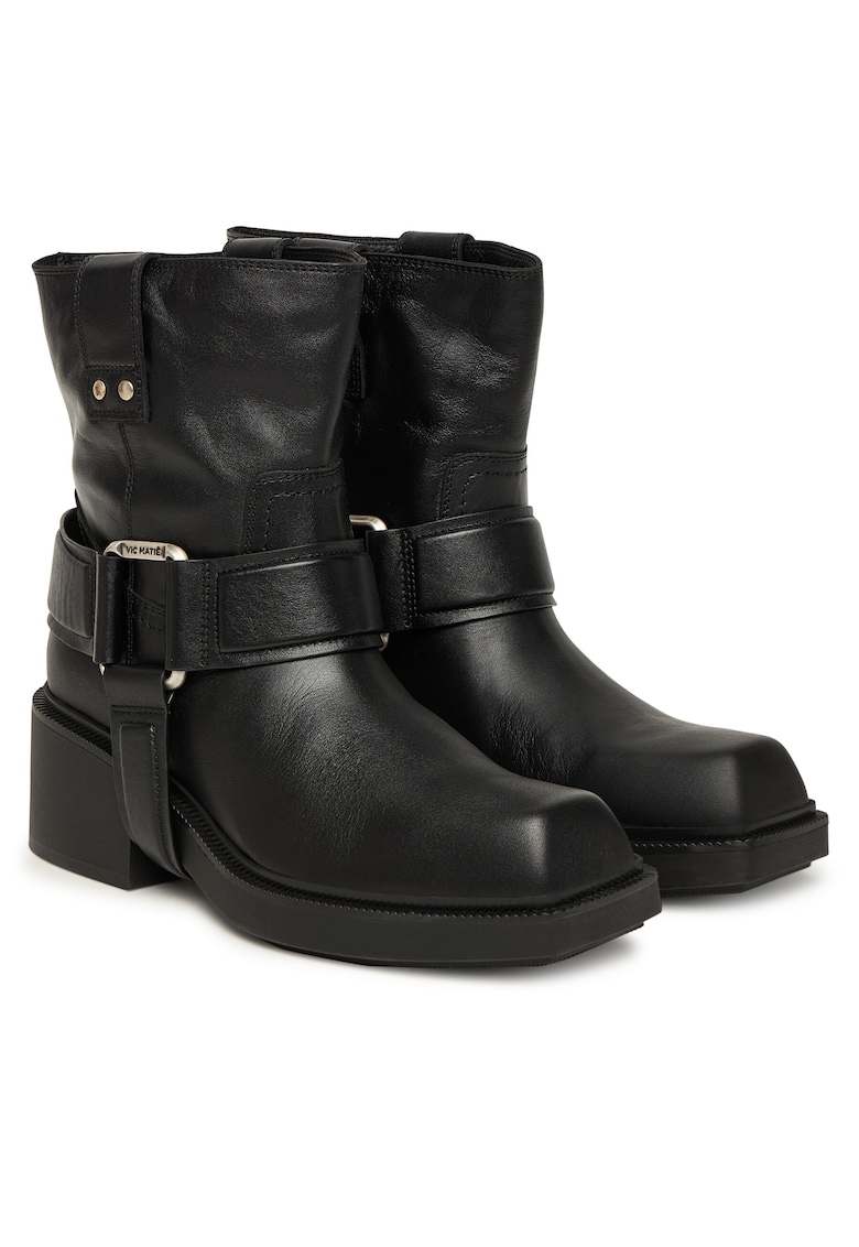 Vic Matie Botine dama - VIC MATIE - piele naturala - negru 001 1-25324-45
