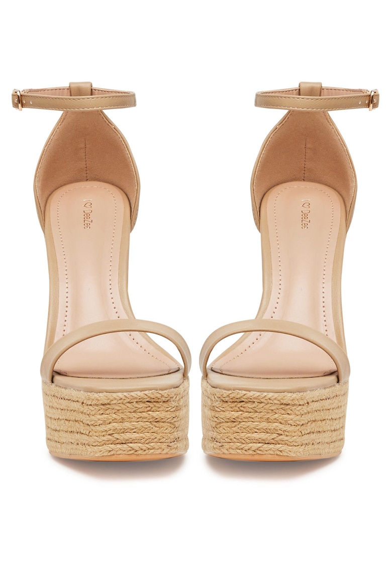 Sandale dama - espadrile GLDNAZ-1 - bej - tesatura