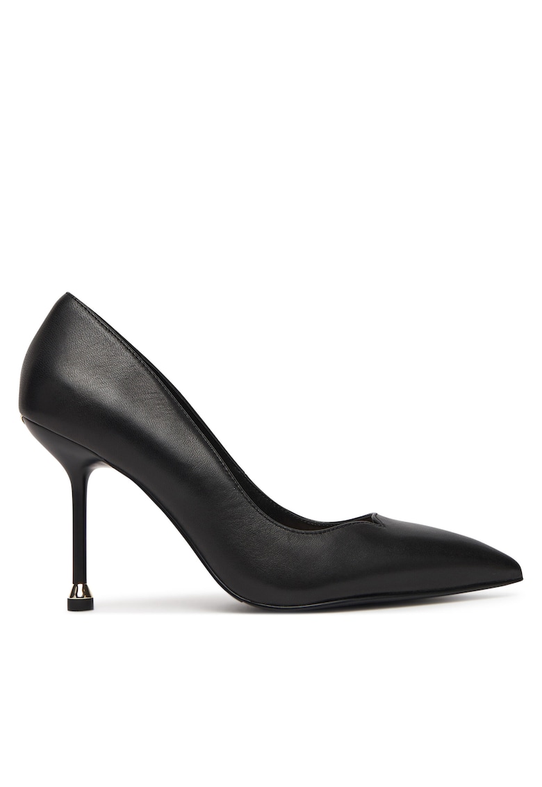 Pantofi dama - tocuri - piele naturala - negru