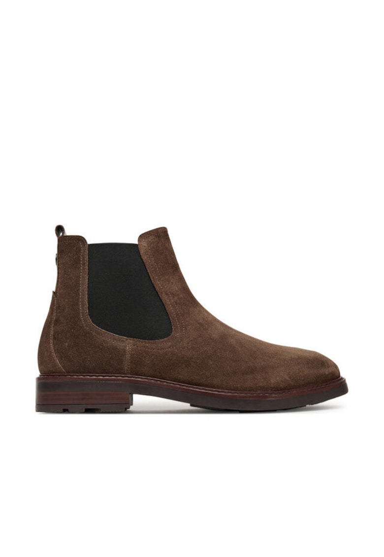 Ghete barbati model 899 - piele naturala - maro chocolate - Maro
