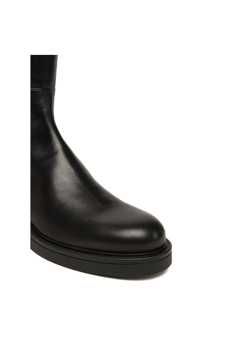 Stuart Weitzman Cizme muschetar - Black Celia SM396 - piele naturala - negru - dama