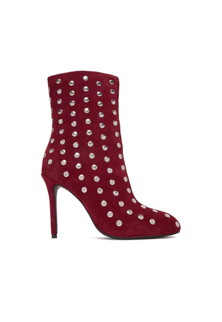 Botine dama Piele naturala - Bordeaux - Visiniu