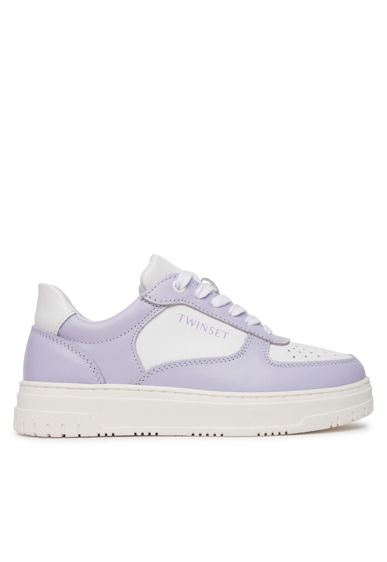 Tenisi dama - 11862 251GCJ01E - piele naturala - alb/violet