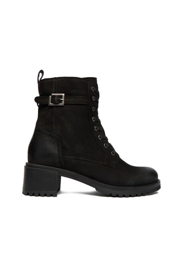 Ghete dama - piele naturala - negru CEO-WI23-TR24-05