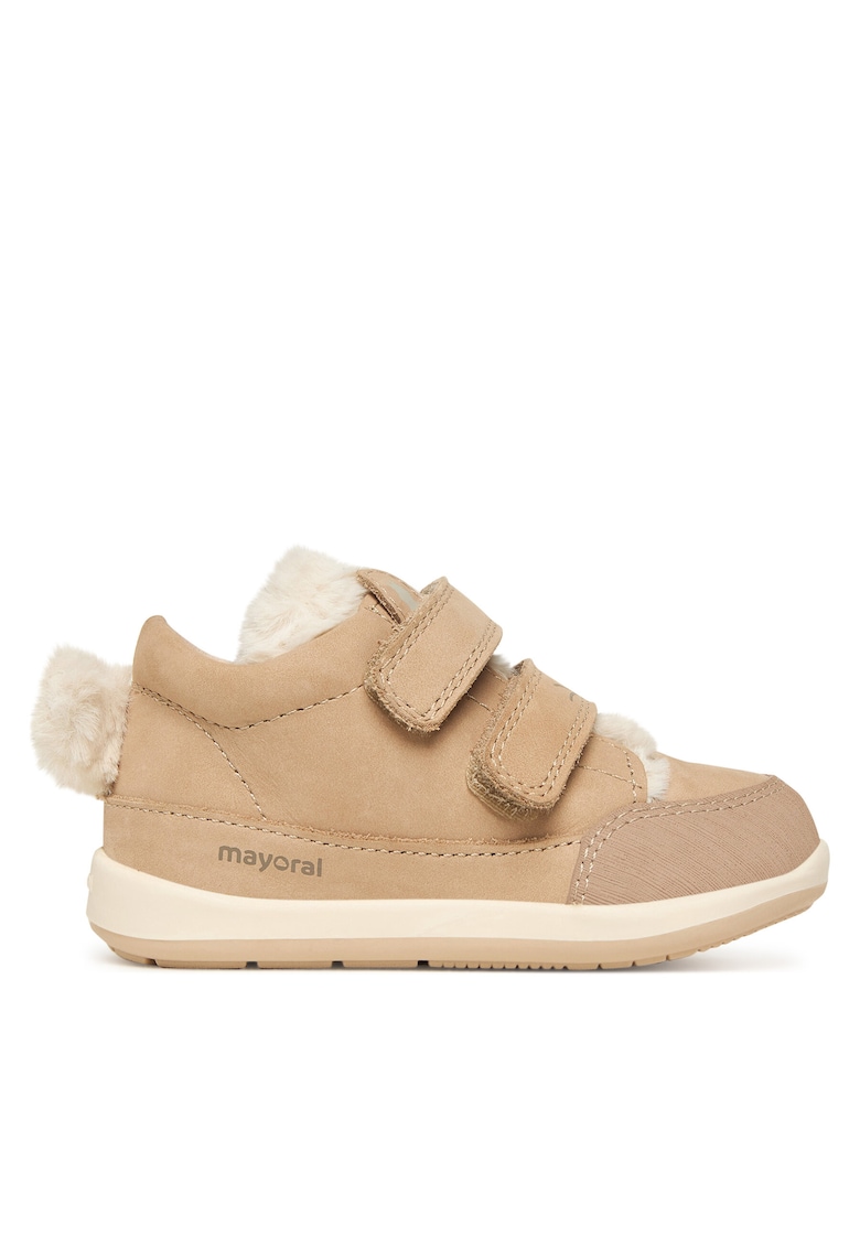 Ghete fete - piele naturala - bej
