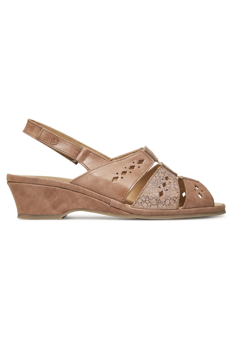 Sandale dama - 710134-08 - Piele naturala - Bej