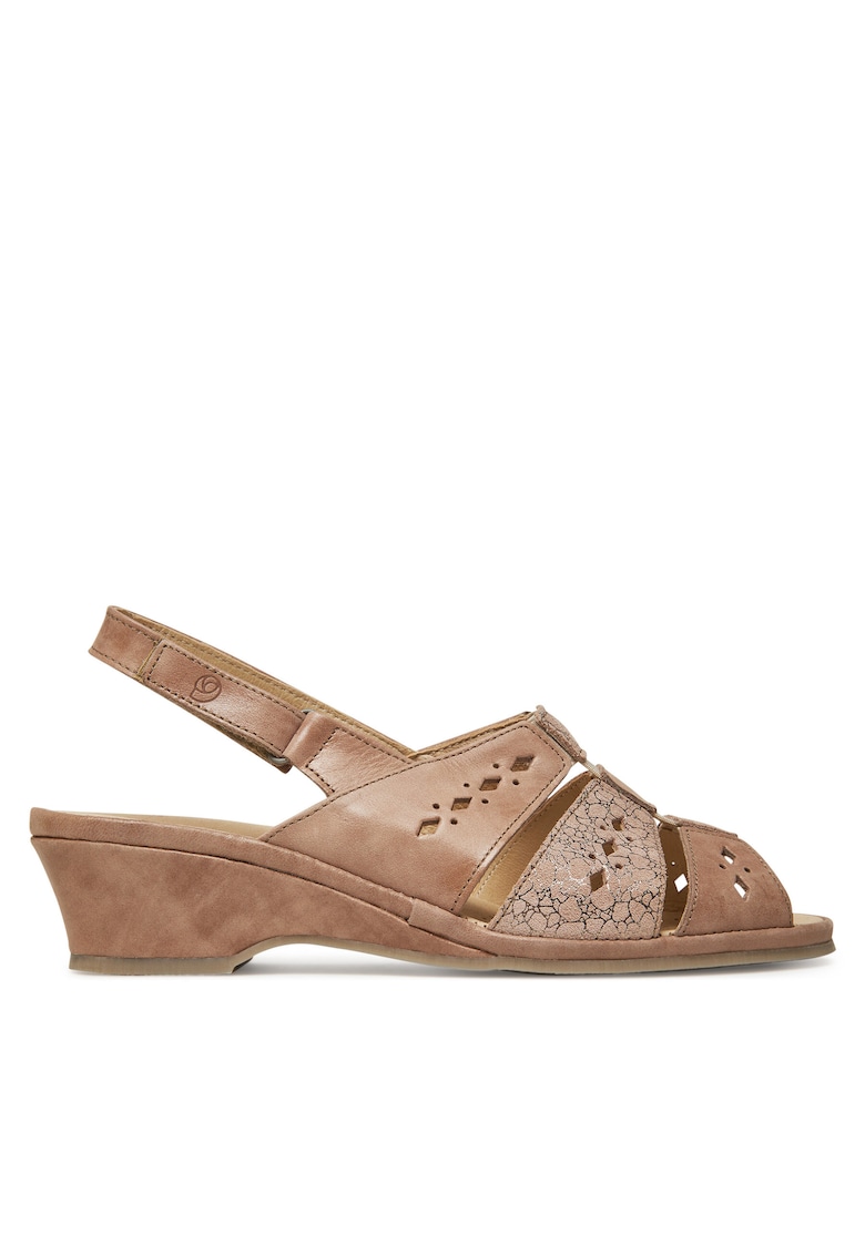 Sandale dama - 710134-08 - Piele naturala - Bej