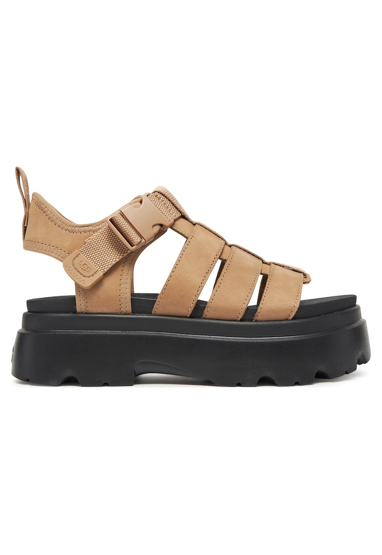 Sandale dama Sand W Cora - piele naturala - negru/bej