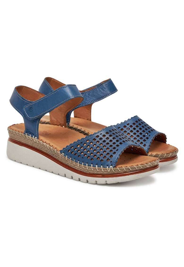 Sandale dama model Blau 05 - piele naturala - albastru
