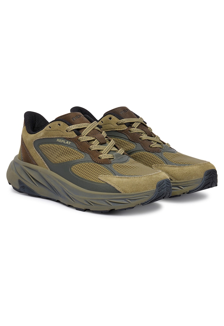 barbati Mil Green - piele naturala - Verde