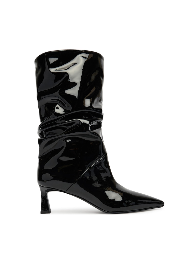 Pollini Cizme dama SA24115M0NTT0000 - Piele naturala - Negru