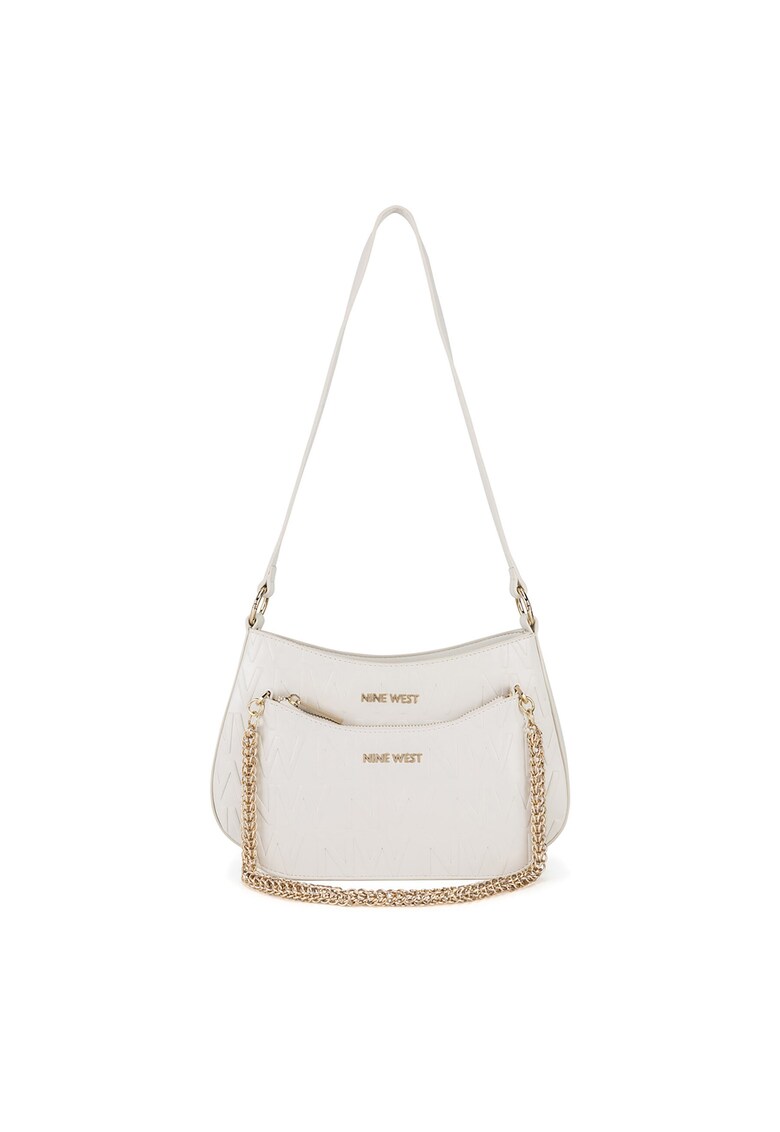 Geanta dama model LX10045 - alb - material sintetic