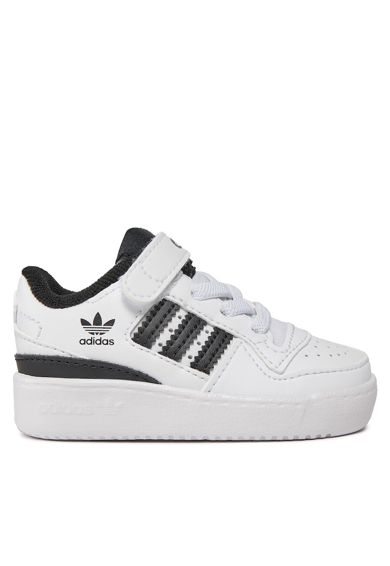 i unisex Adidas Forum Low - alergare - piele ecologica - Ftwwht/Cblack/Cblack - set copii