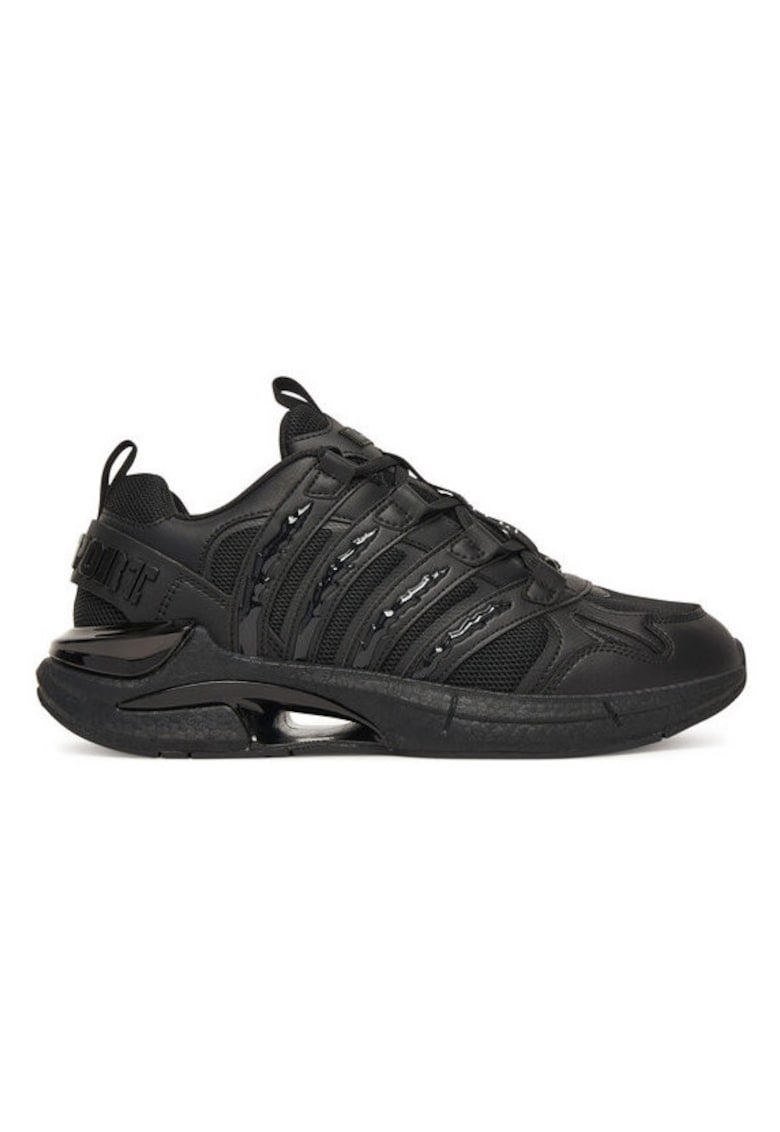 Pantofi sport barbati alergare - negru - textil