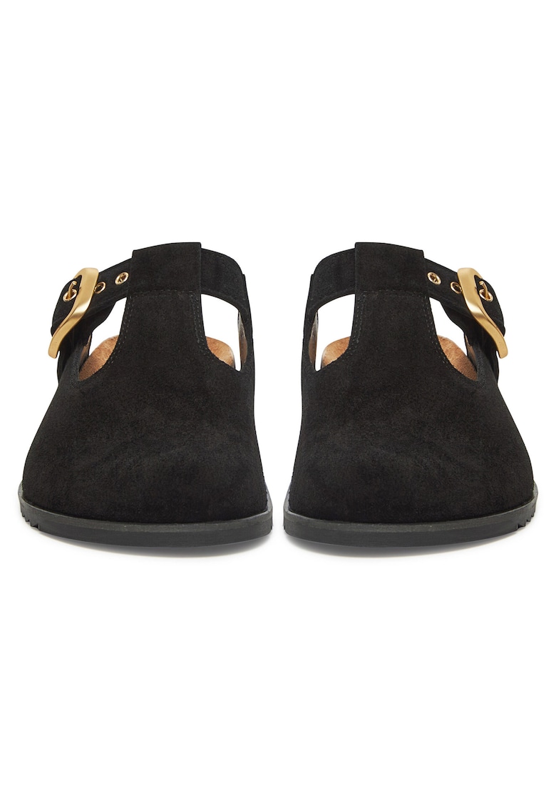 Saboti dama - EMERY-199 - piele naturala - negru