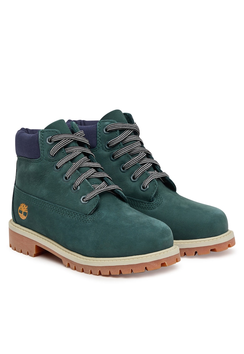 Timberland Ghete sport baieti - piele naturala - verde/albastru