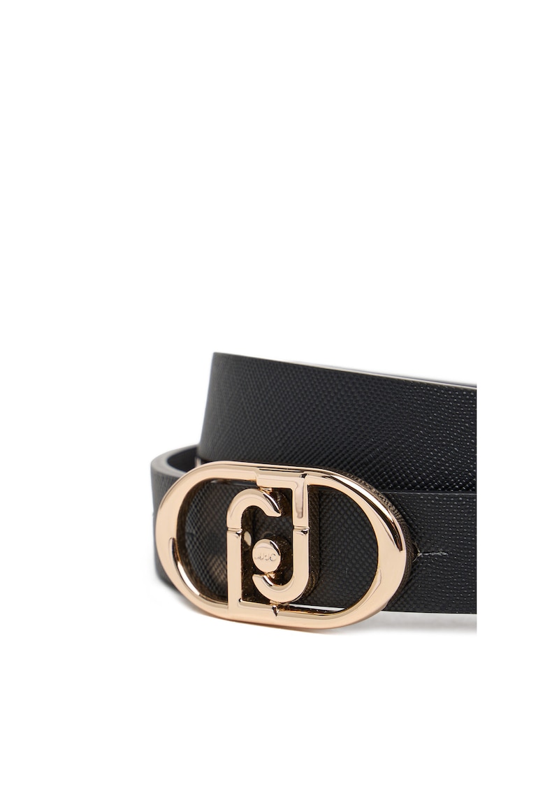 Piele ecologica Nero/Antracit B3584 Liu Jo curea dama femeie Nero/Antracit B3584 Ecs Reversibila Solduri femei