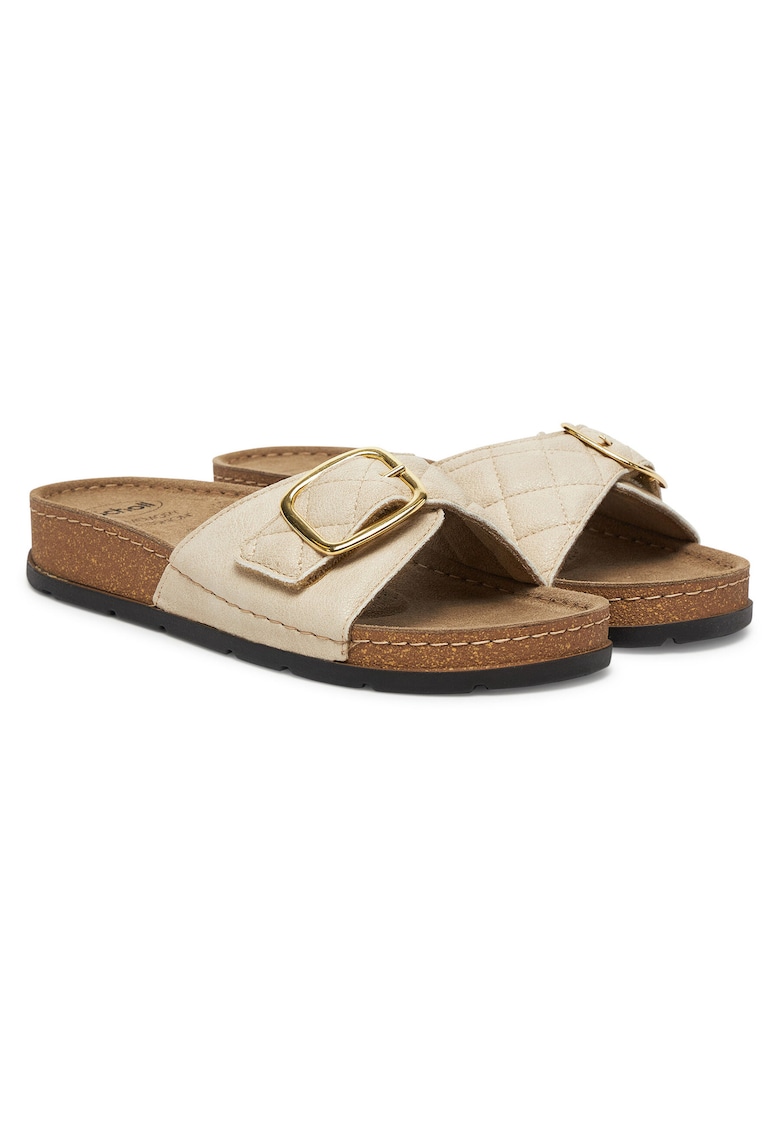 Papuci Bora Mule MF32080 - culoare ivory