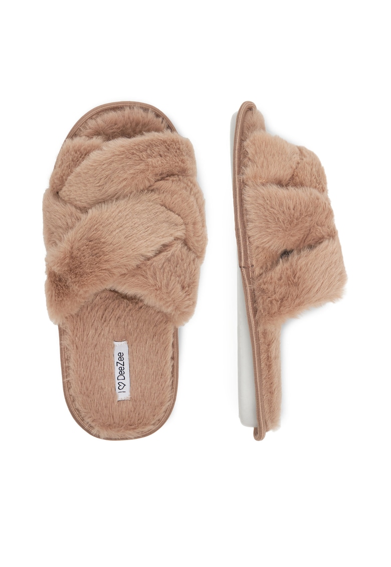 Papuci dama - culoare bej