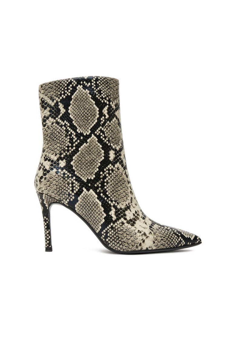 Botine dama - piele naturala - Negru