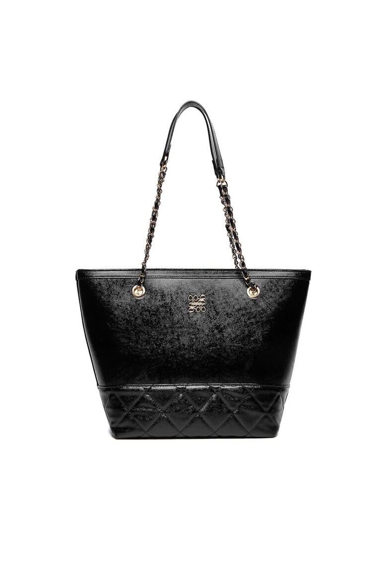 Geanta dama C-TRINITY-KY090 - neagra - din material sintetic