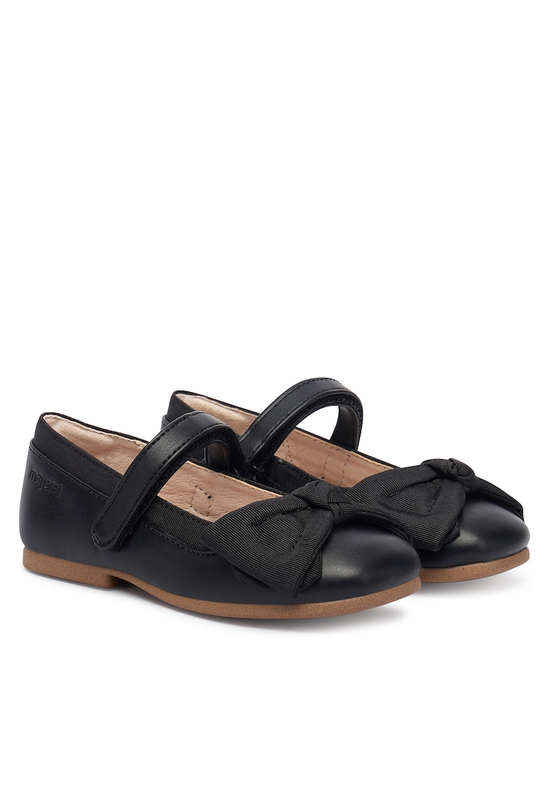Pantofi copii piele ecologică negru - Negru