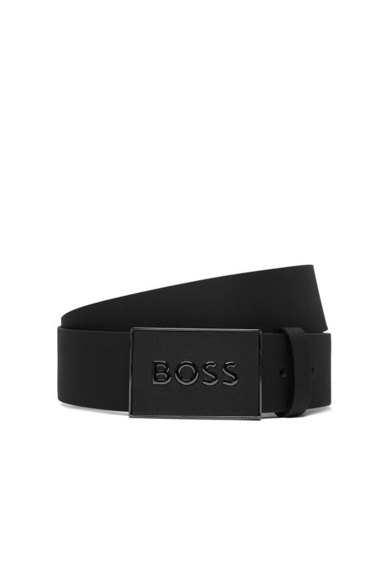 Curea barbateasca din piele naturala Black 003 Boss Black 003 50471333 pentru barbati