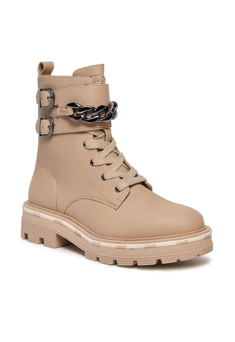 Ghete dama 01127 - piele ecologica - bej -
