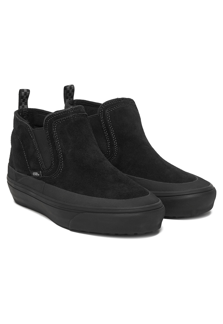 Tenisi unisex MTE Mid-Slip - piele naturala - negru