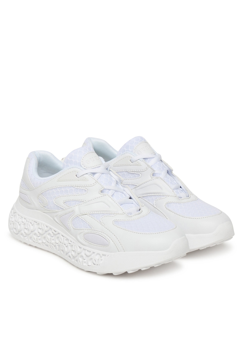 Pantofi sport dama - piele ecologica - alb -
