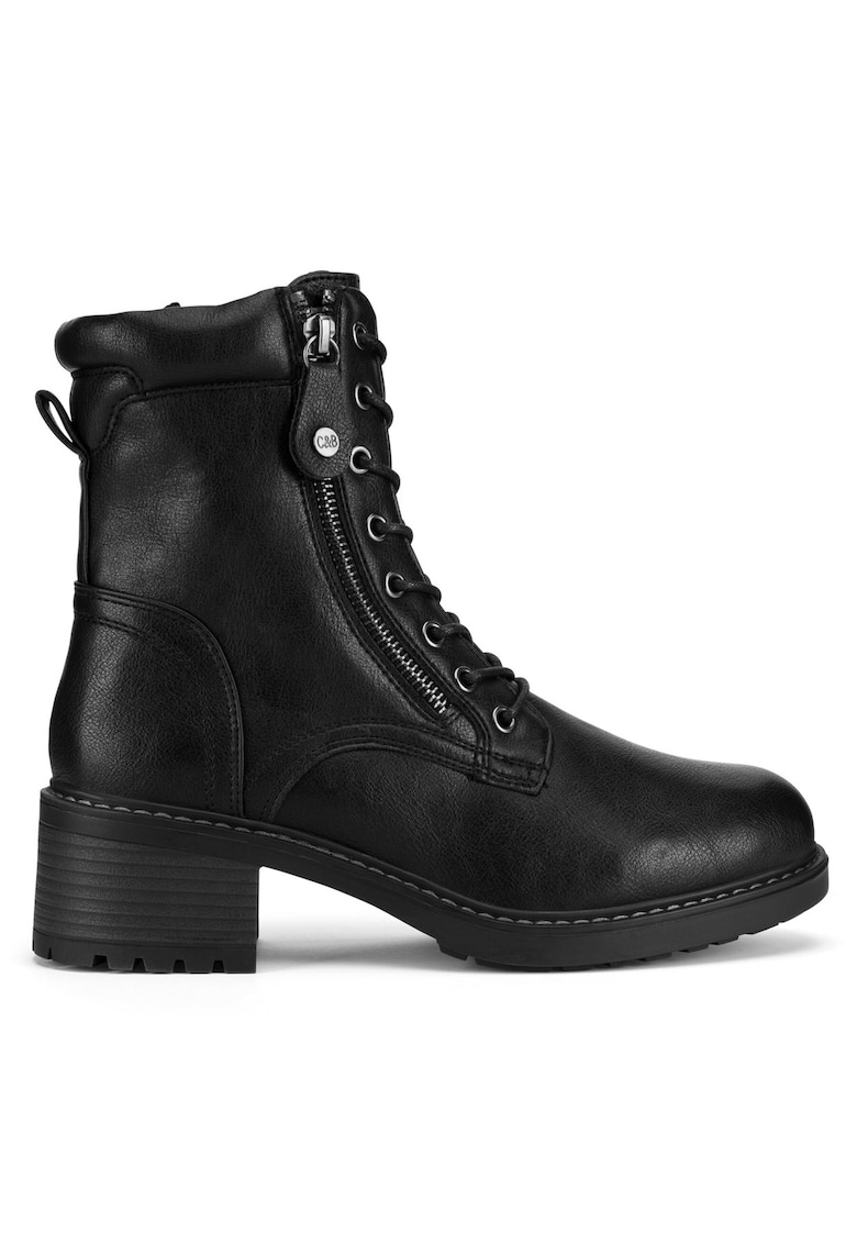Ghete dama WYL3984-1 - piele ecologica - negru