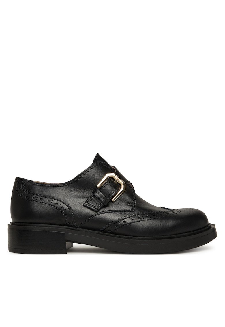 Mocasini dama - oxford - piele naturala - negru