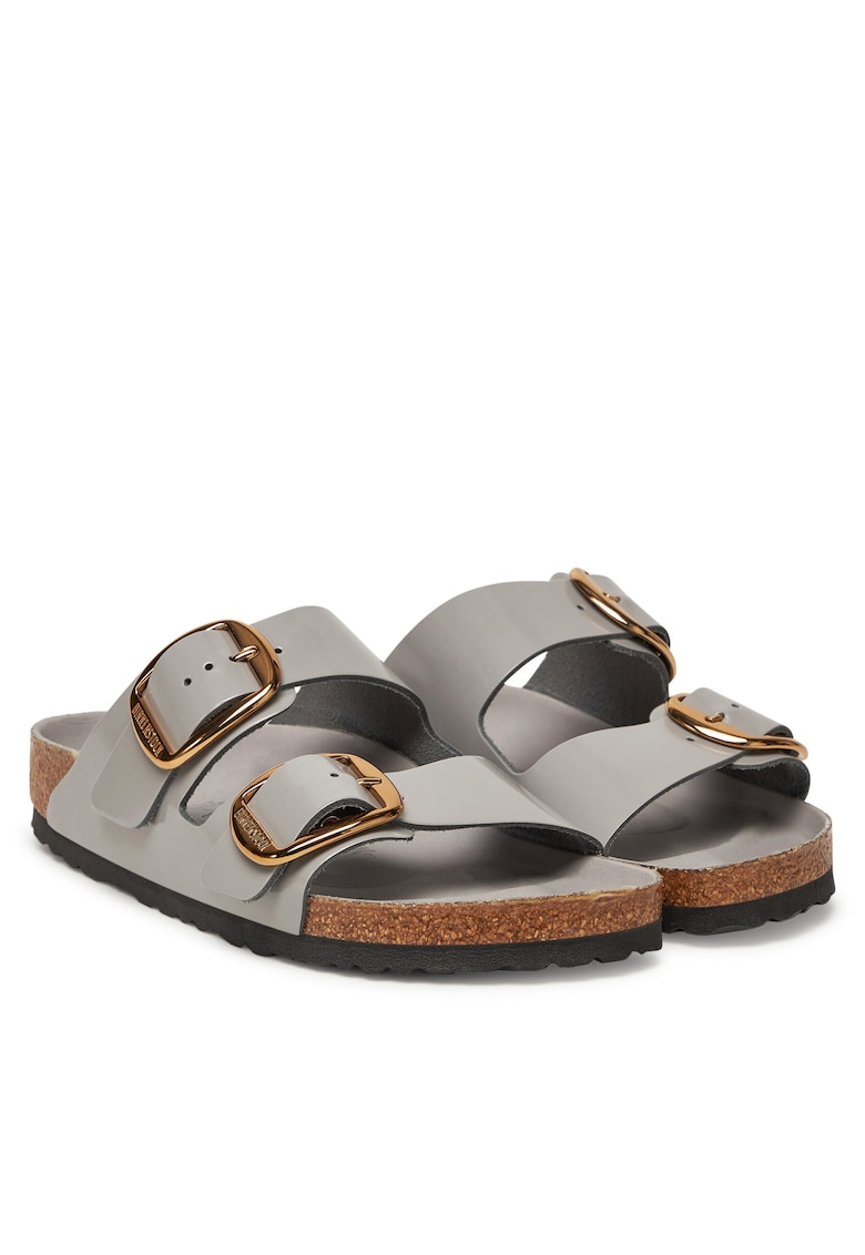 Slapi dama - Arizona Big Buckle H - piele naturala - gri -