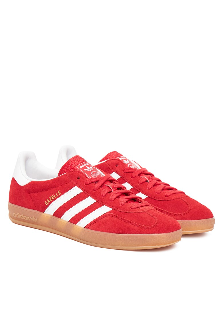 Tenisi barbati Gazelle - piele naturala - rosu