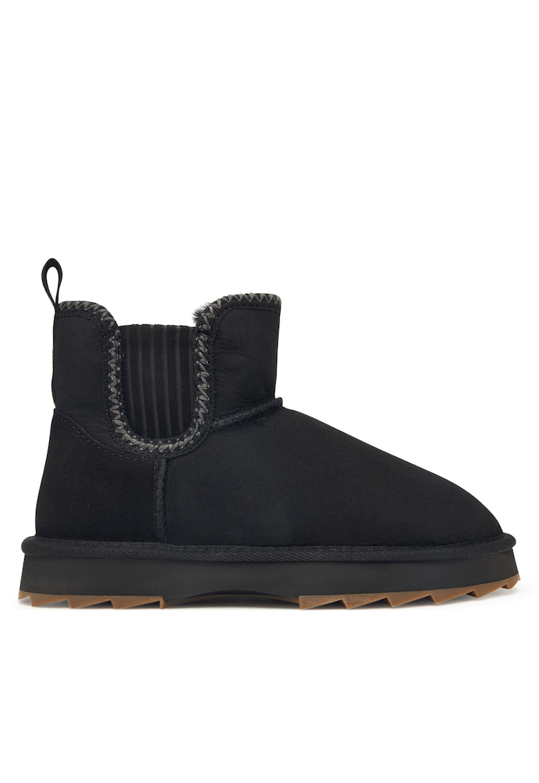 Ghete de zapada - piele naturala - negru -