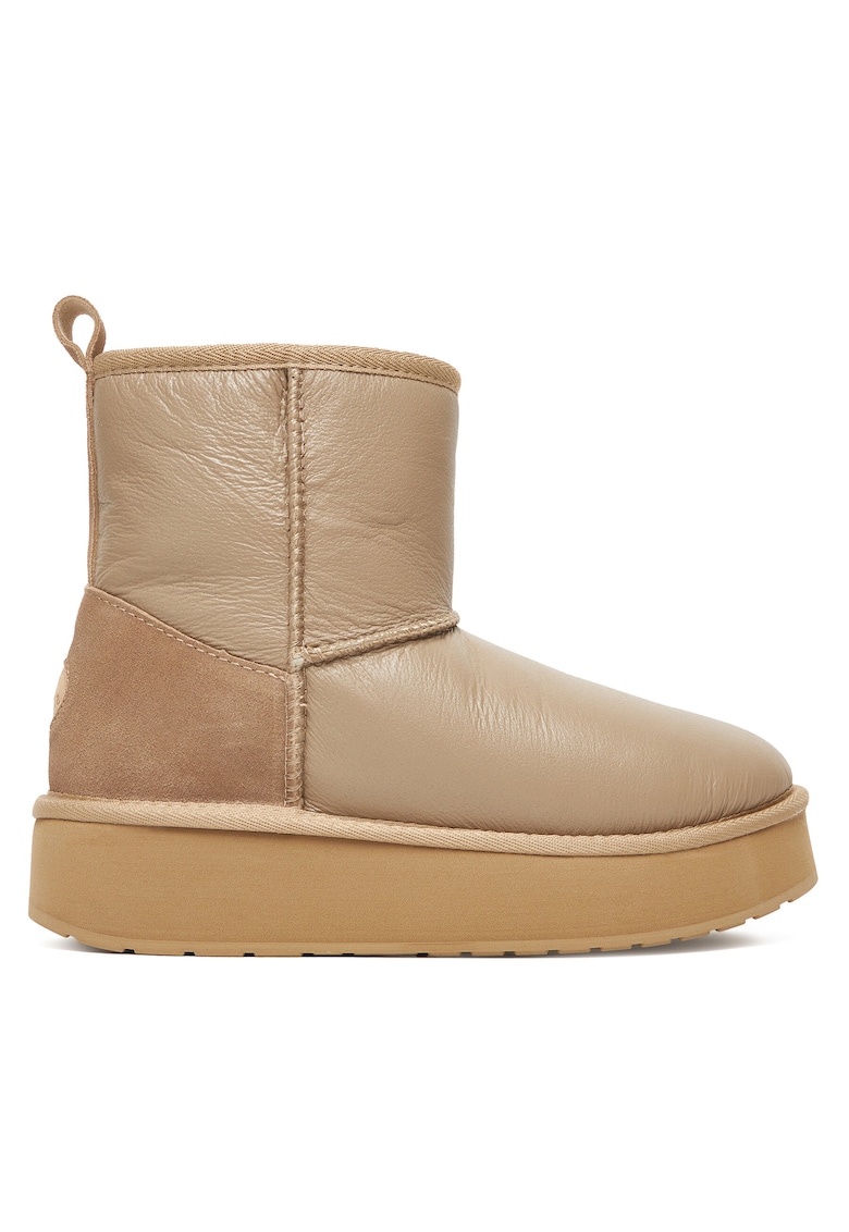 Ghete de zapada Stinger Mini - bej - piele naturala