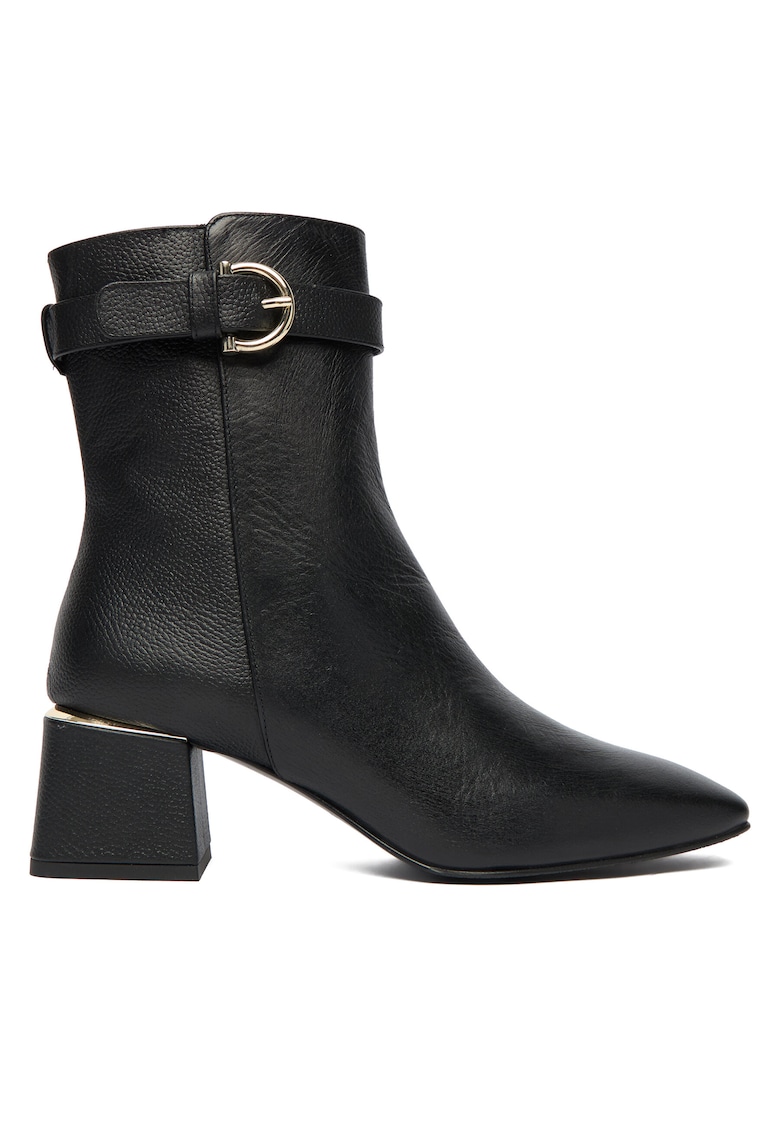 Aigner Botine dama 001 1252300 - Piele naturala - Negru